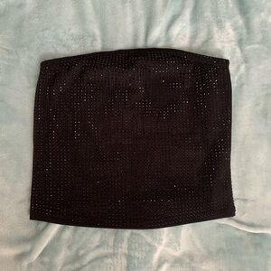 Forever 21 Black diamond tube top